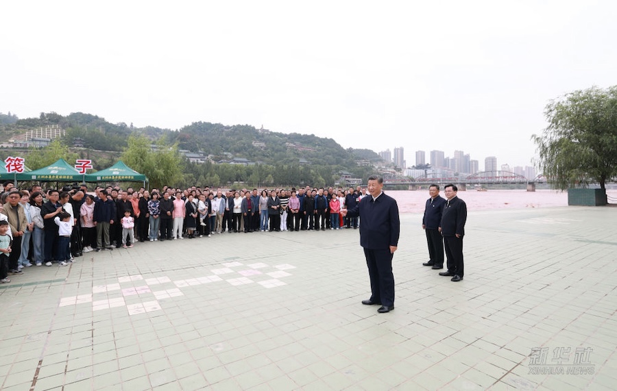 Visita d'ispezione di Xi Jinping a Lanzhou