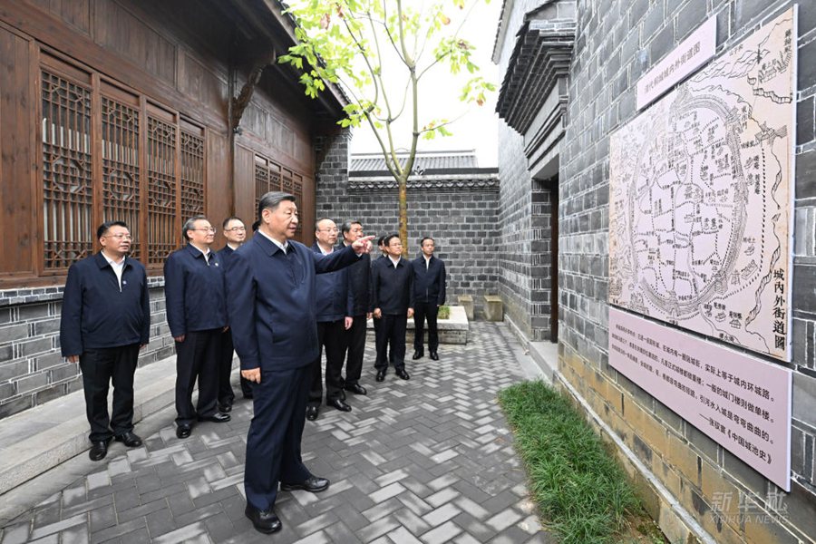 Viaggio di ispezione di Xi Jinping nella provincia dell'Anhui